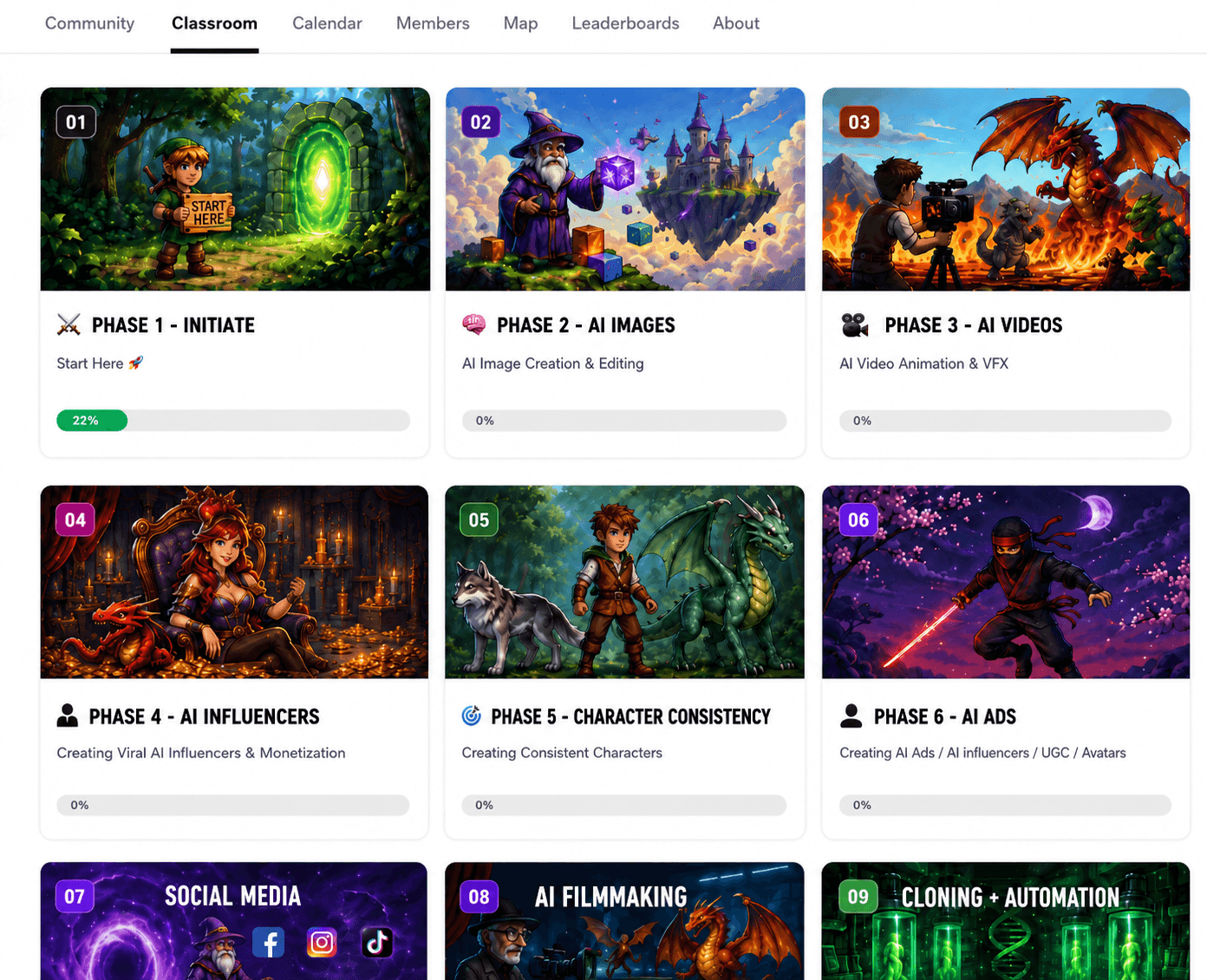 AI VAULT curriculum and classroom